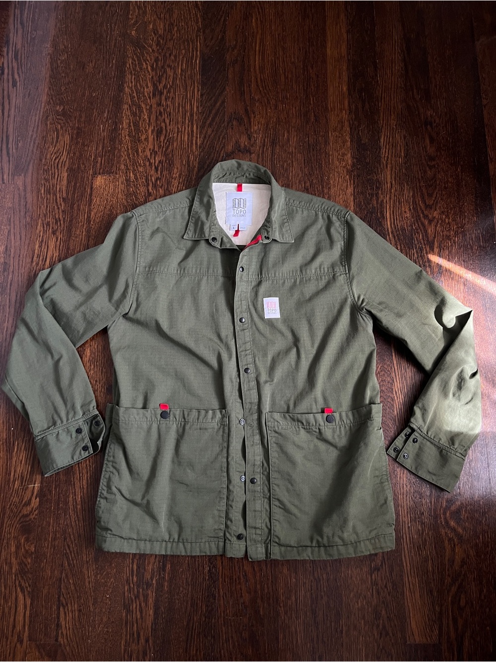 Topo Designs Olive Green Field Jacket